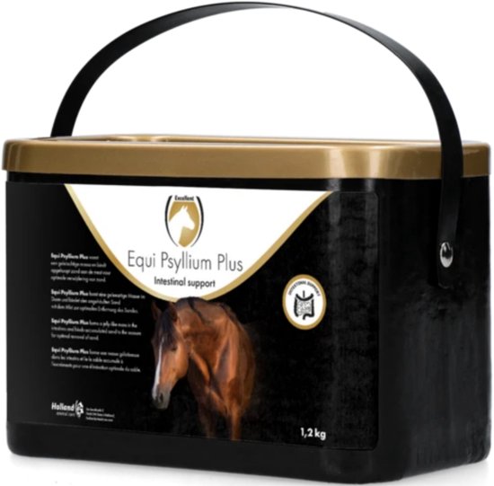 Excellent Equi Psyllium Plus - Ondersteunt een goede darmwerking - Geschikt voor paarden -  1.2 kg