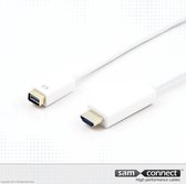 Mini DVI naar HDMI kabel, 5m, m/m | Signaalkabel | sam connect kabel