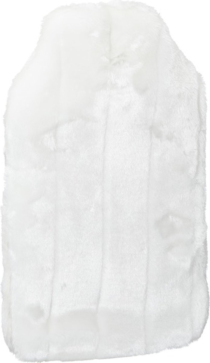 Goedkoopste Cepewa - Warm/heet water kruik met pluche hoes creme/wit 2 liter