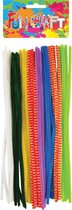 Chenille draad - 8 kleurenmix - 30x - Buigbaar draad - 30 cm