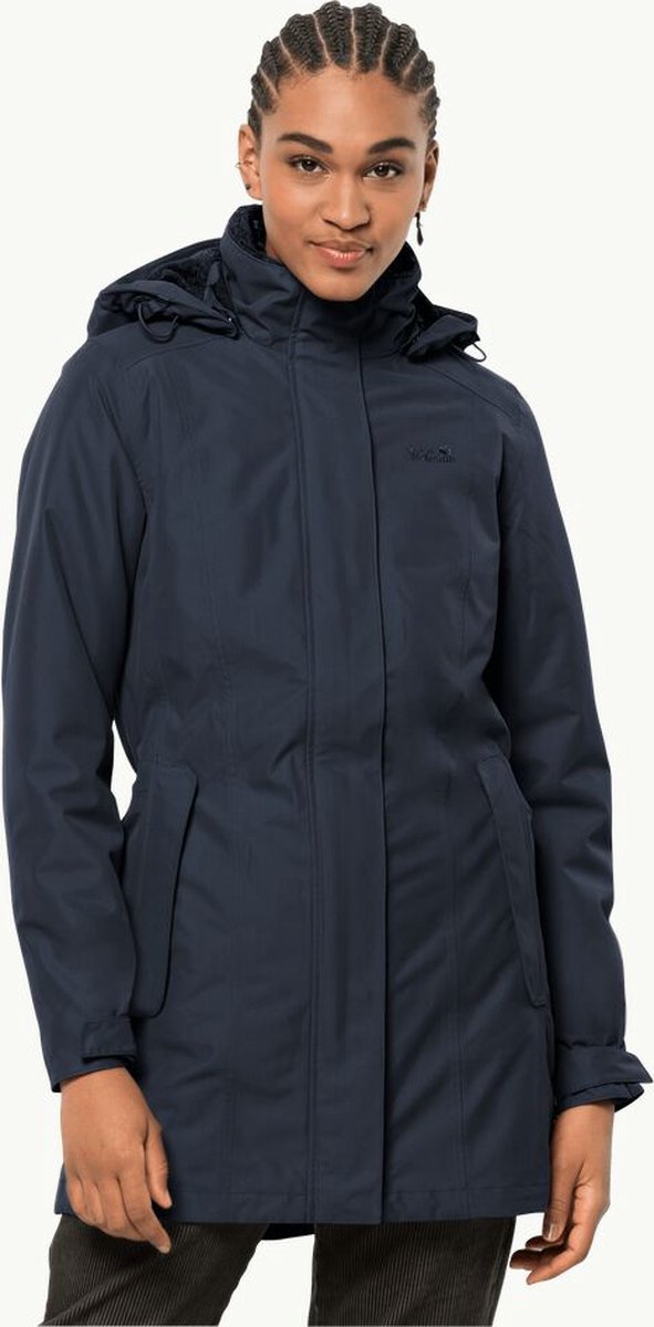 Jack Wolfskin MADISON AVENUE COAT Outdoorjas Vrouwen Blauw