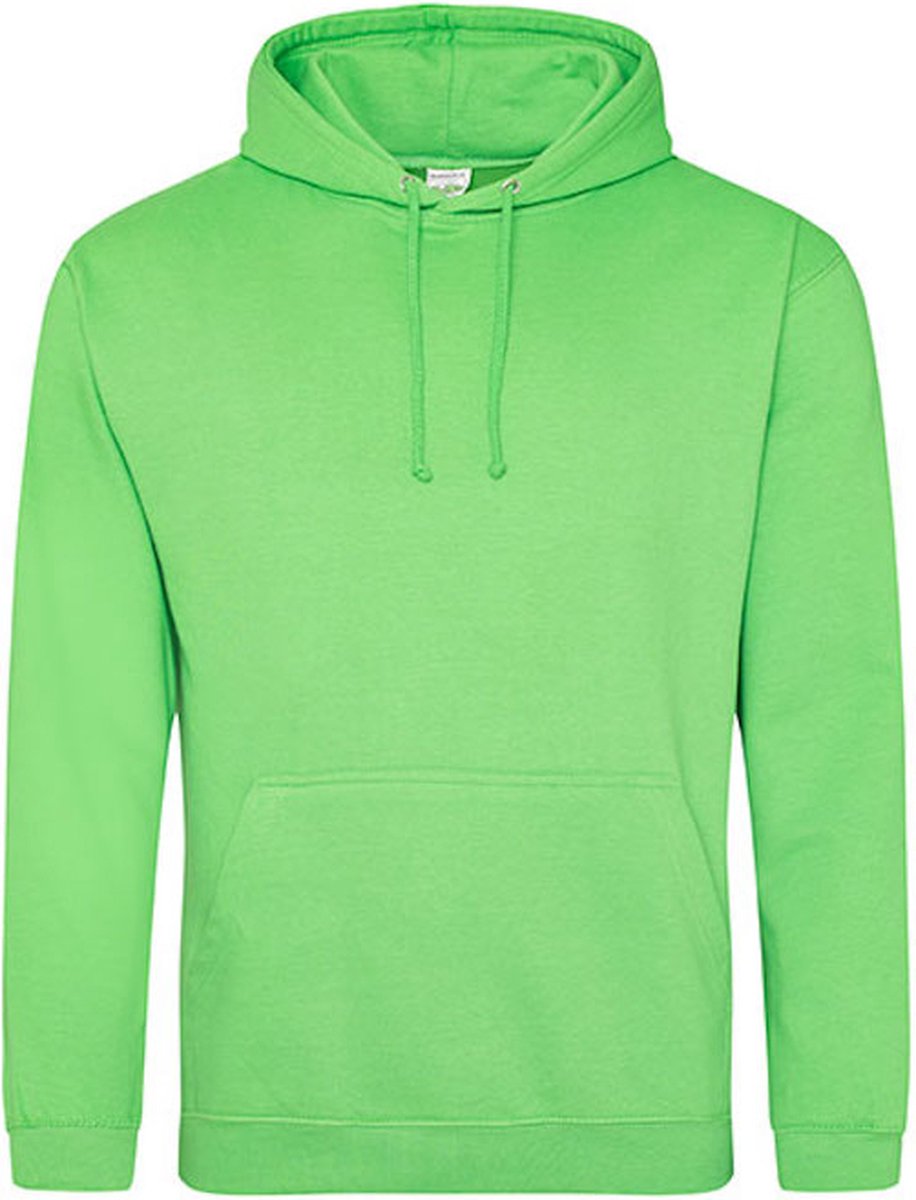 AWDis Just Hoods / Lime Green College Hoodie size S