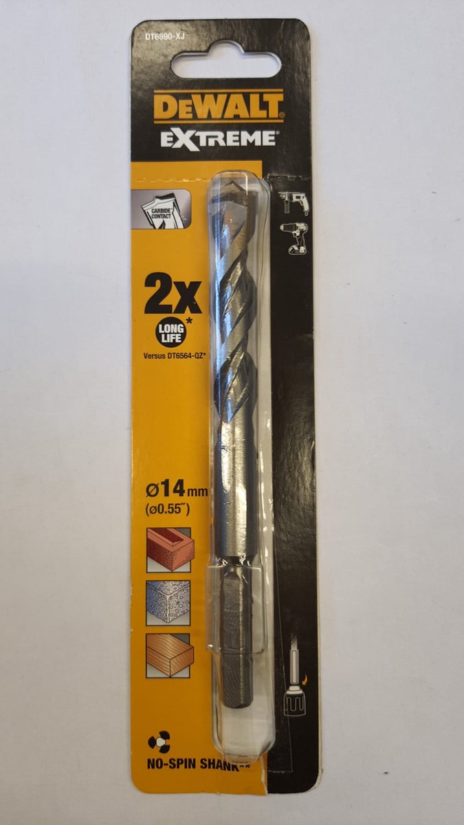 DEWALT DT6690-XJ - BETONBOOR - EXTREME MASONRY - 14MM - 14X80X150MM - DRILL BIT