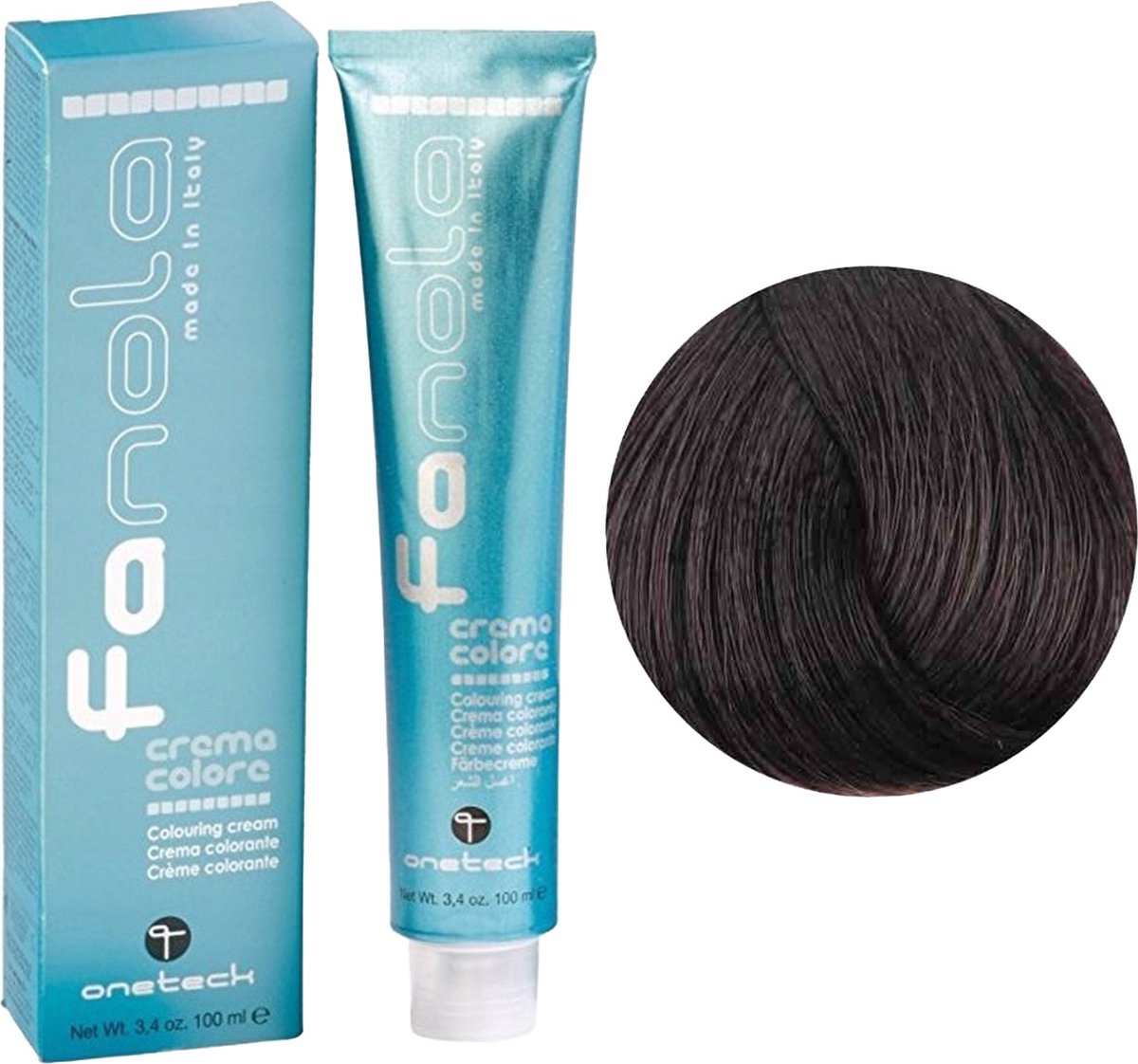 Fanola Haarverf Professional Colouring Cream 4.5 Chestnut Mahagony