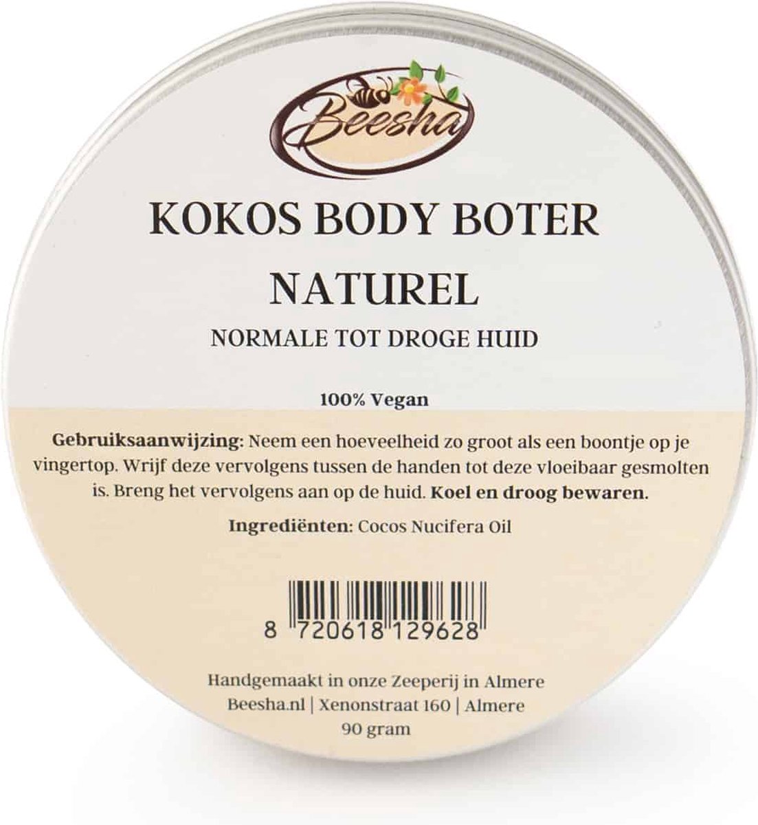 Beesha Kokos Body Boter Naturel
