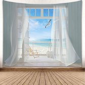 Tapisserie Murale Anges 3D Effet - Tissu Polyester 70x100 Cm, Décoration Chambre Salon, Serviette De Plage