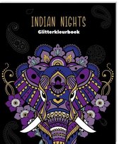 Livre de coloriage à Glitter India by Night