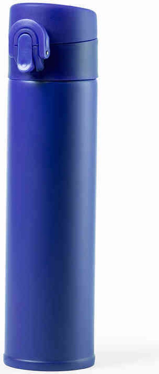 OneTrippel - Drinkbeker - Drinkfles - Waterfles - 330 ml - RVS - Blauw