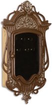 Sleutelkastje - Klassiek gietijzeren kastje - Bruin - 7,8 cm hoog