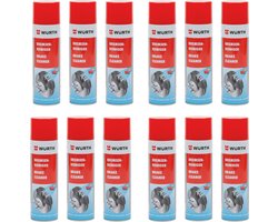 12 stuks x 500ml - Remmenreiniger - Wurth - professioneel