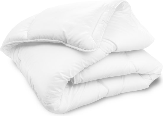 Ultra Soft Dekbed - ALL YEAR DEKBED - 140x200 cm - 1 persoons - Anti Allergie - Wasbaar - Wit - ALLE MATEN BESCHIKBAAR - Bafra