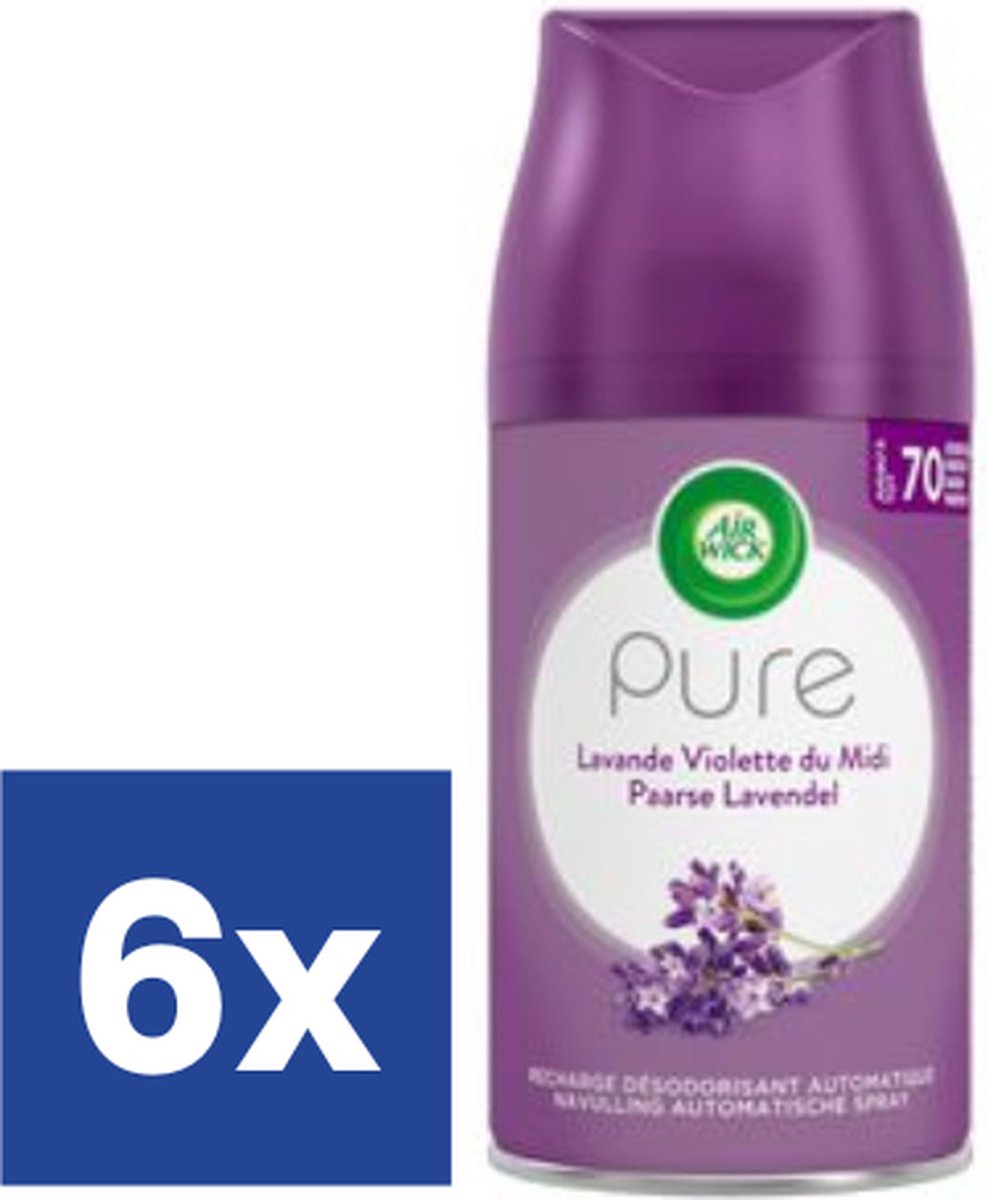 Air Wick Freshmatic Navulling Paarse Lavendel (Voordeelverpakking) - 6 x 250 ml