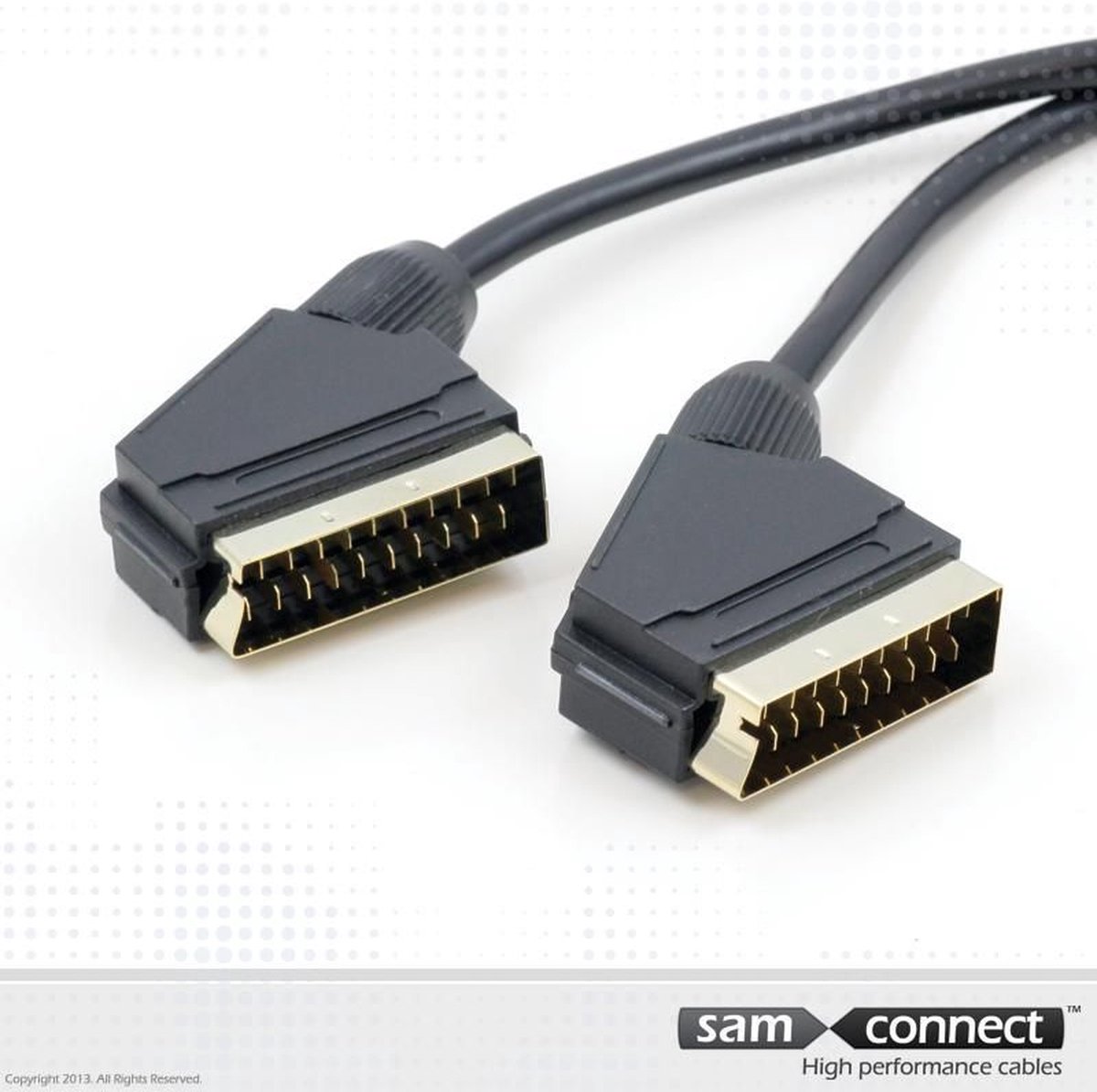 SCART kabel, 3m, m/m | Signaalkabel | sam connect kabel - sam connect