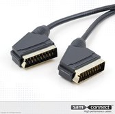 SCART kabel, 3m, m/m | Signaalkabel | sam connect kabel
