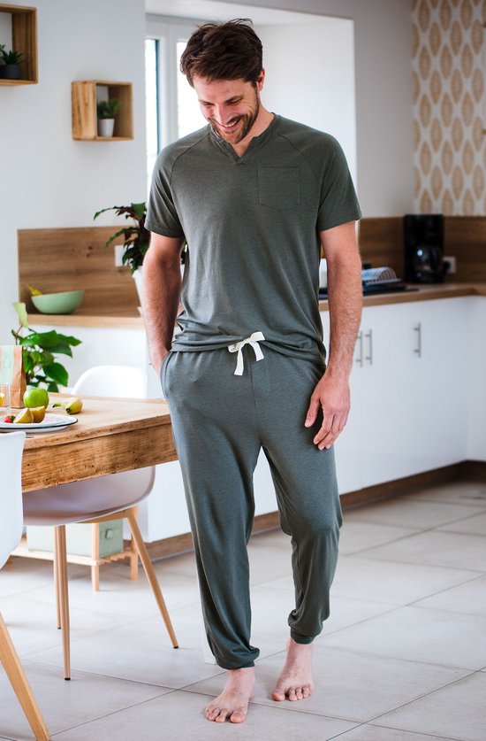 Sonora Pantalon de Pyjama Homme Coton Bio TENCEL S Anthracite