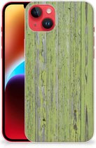 Cover Case iPhone 14 Plus Smartphone hoesje Green Wood