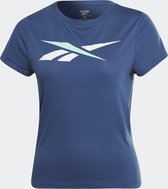 Reebok Sport Shirt Femme modèle Vector Tee - Blauw/ Vert / Wit - Taille L