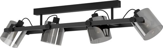 EGLO Hornwood 2 Plafondlamp - E27 - 111 cm - Zwart