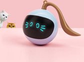 Otiume interactieve speelbal - Slimme interactieve jaag speeltje voor katten - kattenspeeltjes - Intelligente jaagbal - AI -USB oplaadbaar - LED - Blauw
