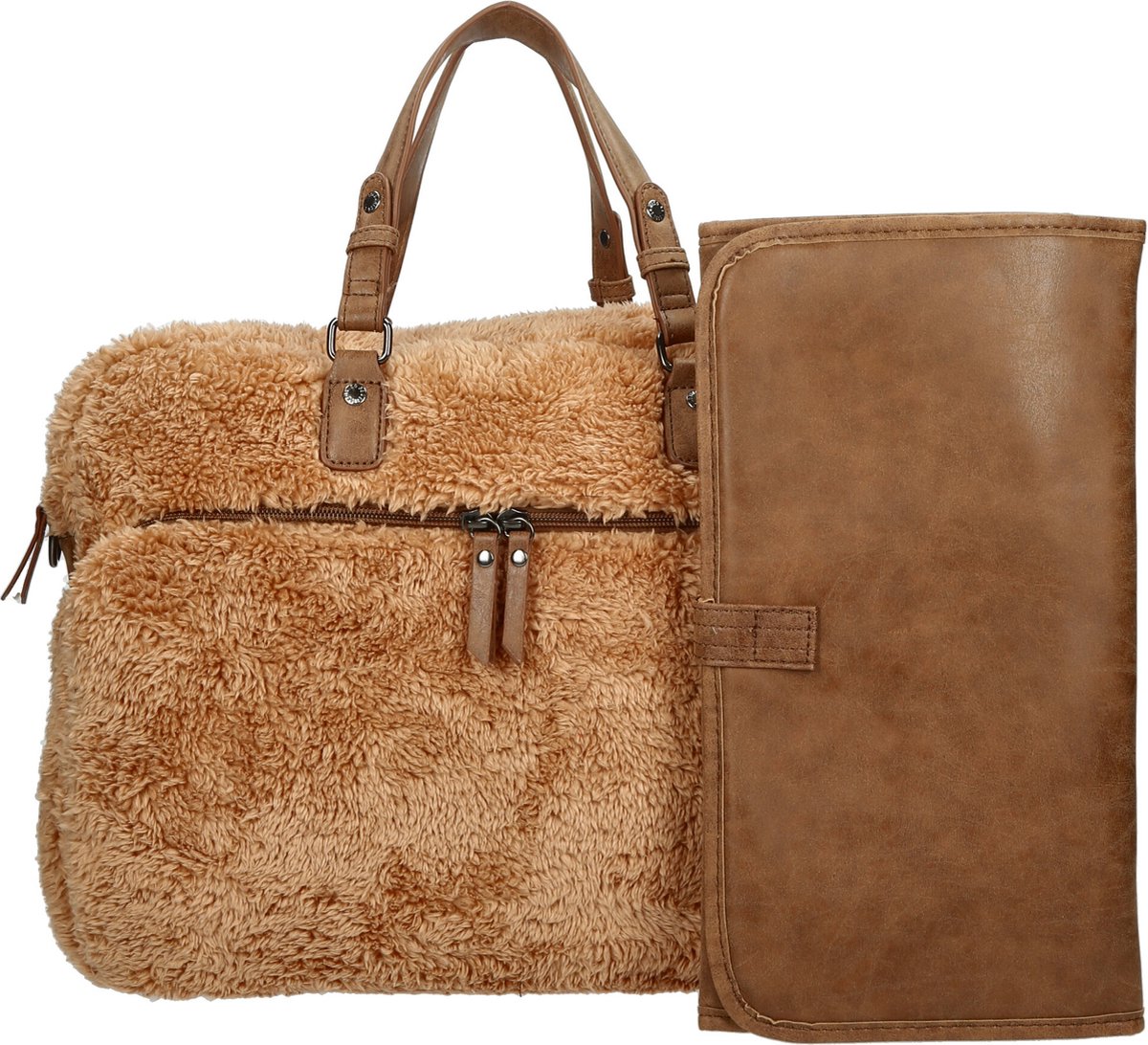 Enrico Benetti Teddy Luiertas / mombag / schoudertas 66655 - Camel – foto 7