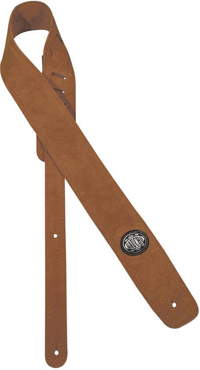 Gitaarband - Gaucho GST-610-LBR - Suède - Lichtbruin