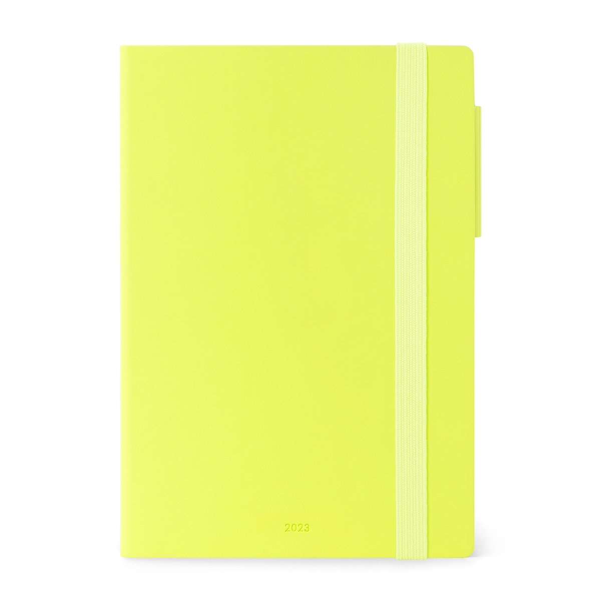 LEGAMI AGENDA 2023 - Week op 2 pagina's - verticaal - 12x18cm - hardcover - lime groen
