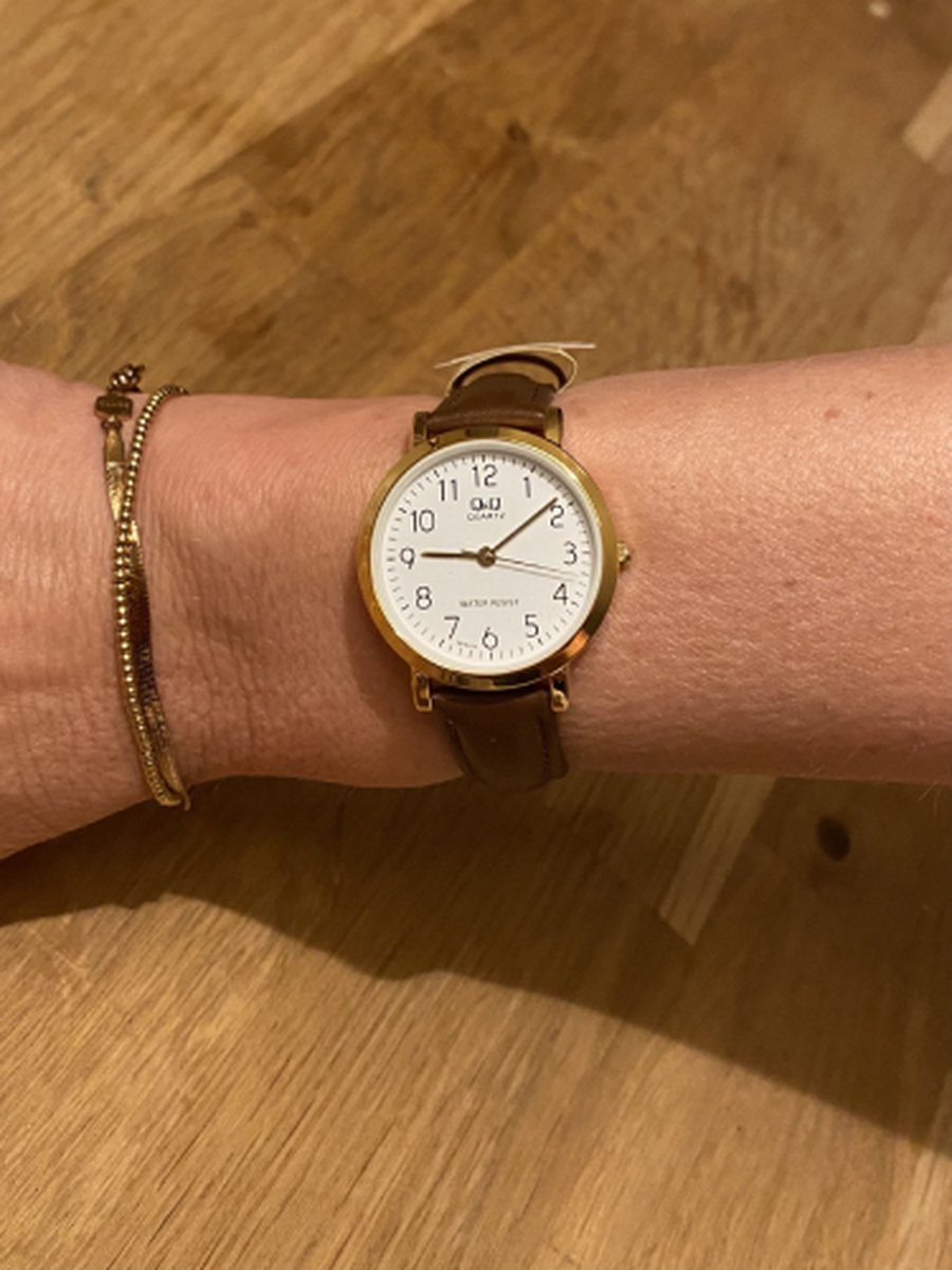 Q&Q Heren analoog digitaal automatisch horloge met armband S7230568, Meerkleurig, Riemen