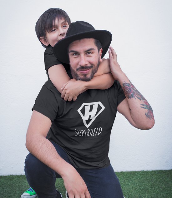 Matching shirts Vader & Zoon - Mijn papa is een superheld van SuperW!z — afbeelding 2