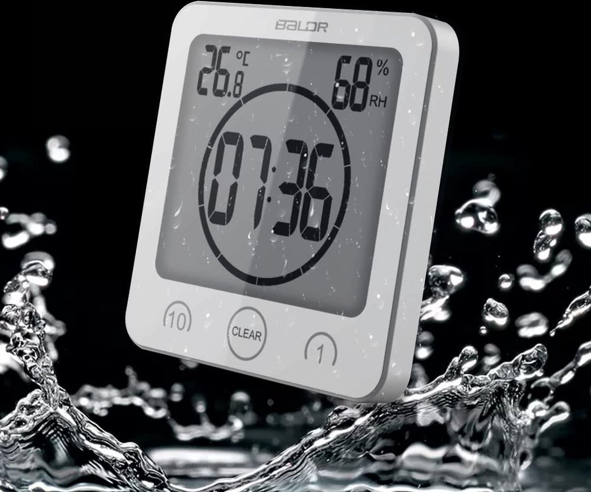 Douchetimer Douche Timer Badkamer Klok Shower Timer Douche Klok