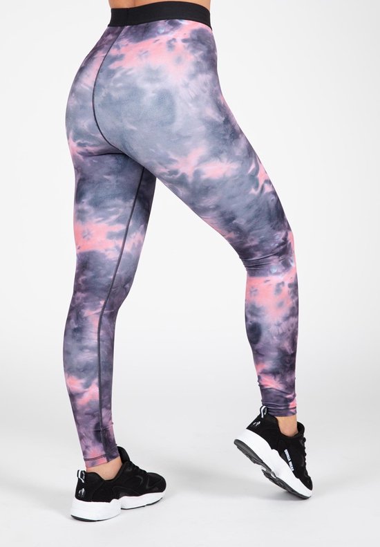 Gorilla Wear - Colby Leggings - Grijs/Roze - S van Gorilla Wear — afbeelding 4