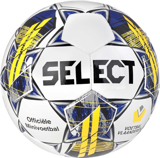 Select VMF Mini Football V22 [BLANC-BLEU-JAUNE] | bol