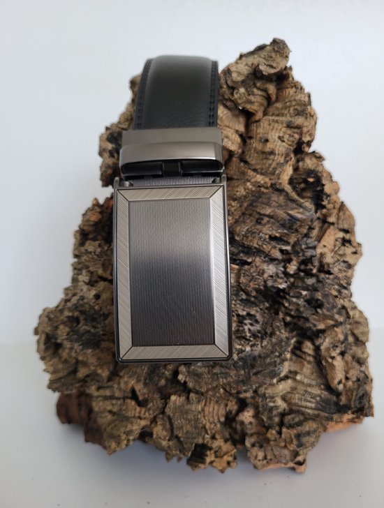 Automatische riem | Donkerbruin | Zilver