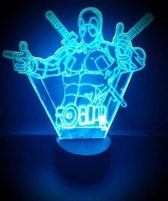 LAMPE LED 3D - ÉPÉES DE SUPERMAN