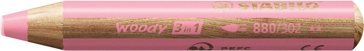 STABILO Woody 3in1 - Pastel Roze