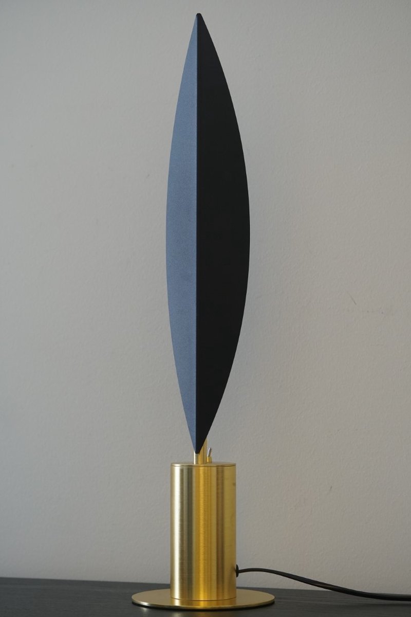 Tafellamp led 4W 3000K, H533 x Ø130 mm, zwart/goud