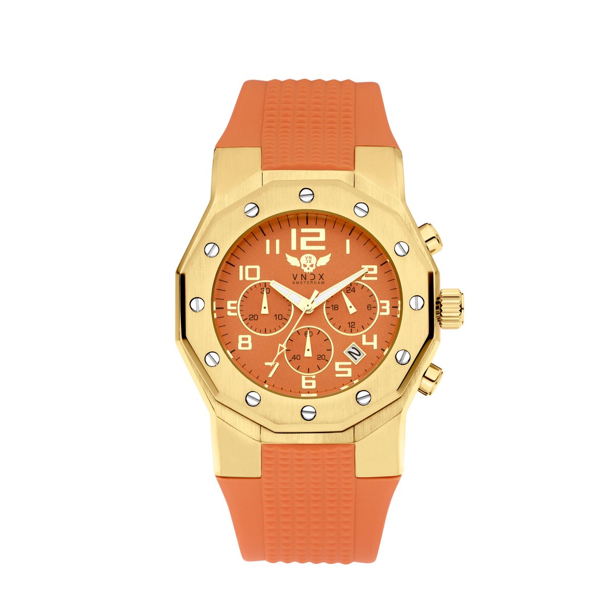 VNDX Amsterdam - Horloge - Ibiza Rebel Goud Oranje