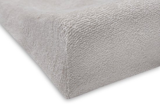 Jollein - Aankleedkussenhoes Badstof 50x70cm - Zachte Hoes Baby Aankleedkussen - Ivory/Nougat - 2 Stuks — afbeelding 3