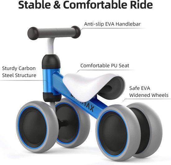 Kinderfiets , loopfiets ,perfect cadeau voor jongen of meisje ,Children's bike, balance bike van Kinder — afbeelding 4