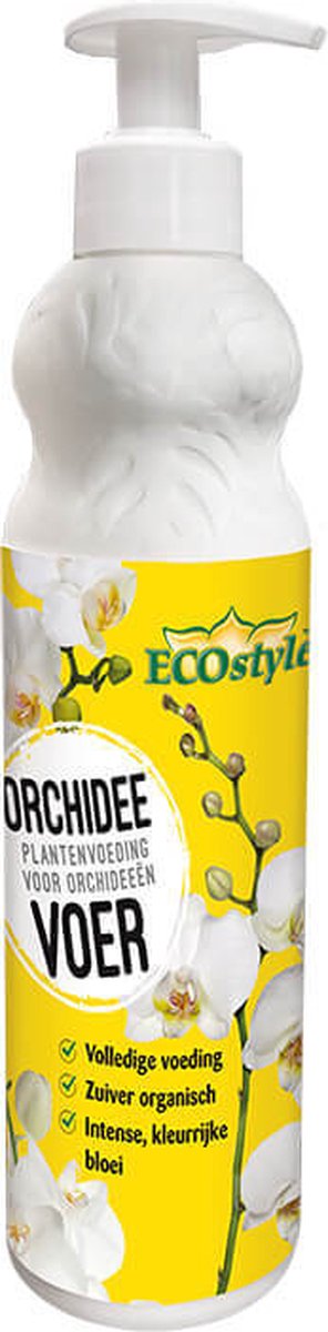 ECOstyle OrchideeVoer Organische Plantenvoeding - Intense & Kleurrijke Bloei - Speciaal voor OrchideeÃ«n - Gezonde Plant met Kleurrijke Bloei - 400 ML