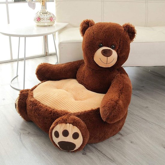 Kinderen sofa bruin bear-Kinder fauteuil bank-kraamcadeau van Merkloos — afbeelding 4