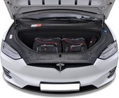 Tesla Model X Reistassen op maat 2-delig Frunk Organizer Weekendtassen Auto Interieur Accessoires