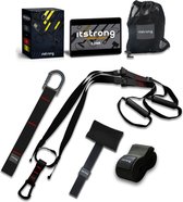 Itstrong® TRX Suspension Trainer met Ebook – TRX Resistance band – Calisthenics Weerstandsbanden – Fitness – Crossfit