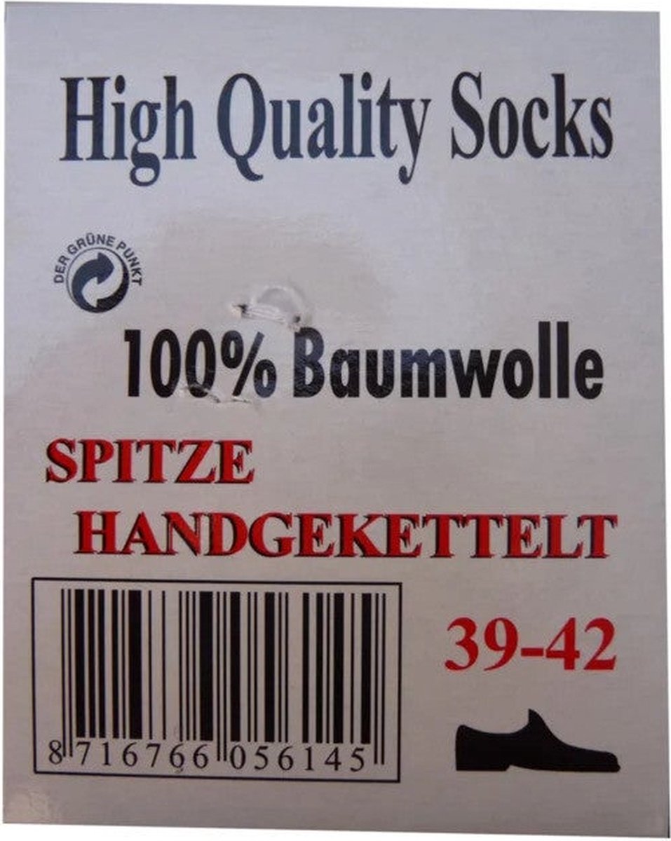 Socke - 1 x ​7 Paar - 7P - Heren Sokken Naadloos 100% Katoen - Geen Naad Op  De Tenen -... | bol.