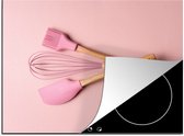 KitchenYeah® Inductie beschermer 59x51 cm - Keukengerei - Roze - Bakken - Kookplaataccessoires - Afdekplaat voor kookplaat - Inductiebeschermer - Inductiemat - Inductieplaat mat