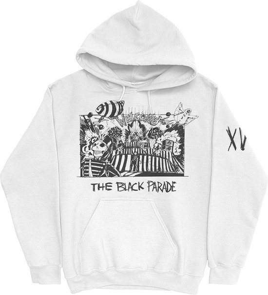 My Chemical Romance - XV Marching Frame Hoodie/trui - S - Wit