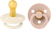 BiBS - Colour Pacifier - Stage 2 Fopspeen - 2 stuks - Ivory / Blush