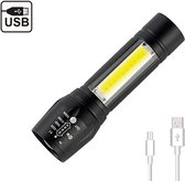 USB Oplaadbare Zaklamp - Zeer fel - Waterdicht - Multi Functioneel - LED - Klein