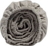 Yumeko Hoeslaken velours flanelle marron 140x200x30