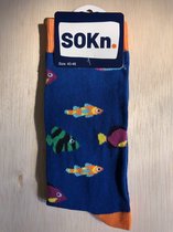 SOKn. trendy sokken "VISSEN" maat 40-46  (Ook leuk om kado te geven !)