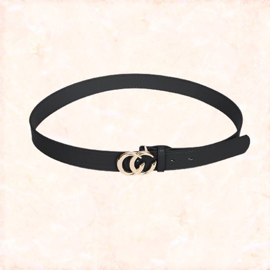 4001 Breed - Riem - Zwart - 105 - 105 cm